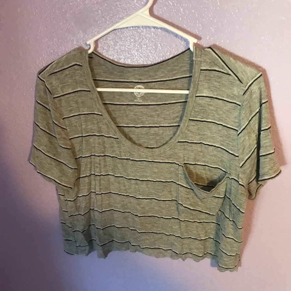 Stripped Crop Top